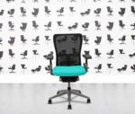 refurbished haworth zody desk chair full spec painted frame 4d arms campeche
