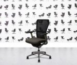 refurbished haworth zody desk chair polished aluminium fixed arms paseo (copy)
