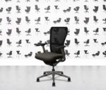 refurbished haworth zody desk chair polished aluminium fixed arms paseo (copy)
