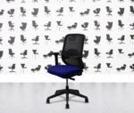 refurbished orangebox do black frame and lumbar with tilt limiter ocean