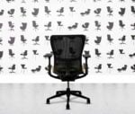 refurbished haworth zody desk chair black frame 2d arms sandstorm