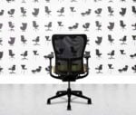 refurbished haworth zody desk chair black frame fixed arms ocean (copy)