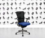 refurbished haworth zody desk chair polished aluminium fixed arms curacao