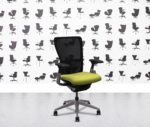 refurbished haworth zody desk chair full spec painted frame 4d arms apple