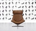 refurbished walter knoll by eoos armchair tan leather