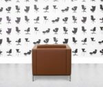 refurbished walter knoll foster 500 armchair tan leather