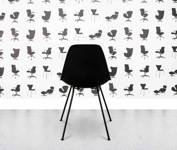 refurbished vitra charles eames dsx side chair mustard seat