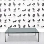 refurbished walter knoll foster 500 t2 table crystal glass