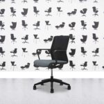 refurbished senator circo cr2 black mesh back and frame multi colour
