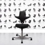 refurbished hag capisco puls 8020 black fabric seat