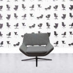 refurbished b&b italia metropolitan armchair grey fabric