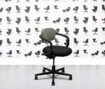 refurbished vitra allstar black frame olive back black seat