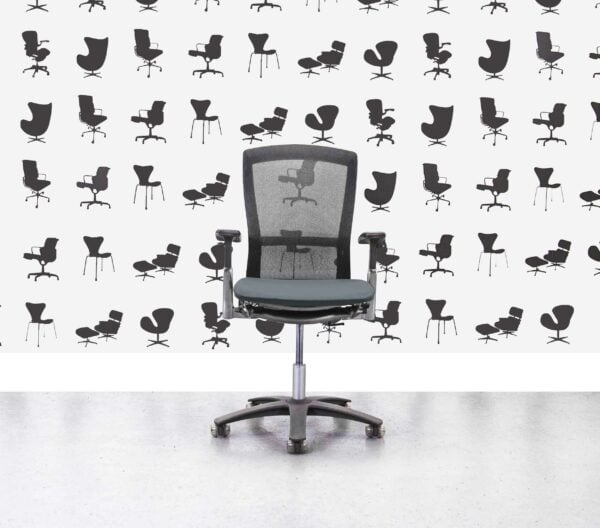 Refurbished Knoll Life Office Chair - Black Frame - Multi Colour1