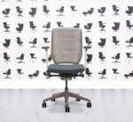 Refurbished Senator Evolve V2 Office Chair - Full Spec - White Frame - Grey Mesh - Multi Colour1