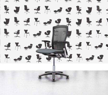 Refurbished Knoll Life Office Chair - Black Frame - Multi Colour4