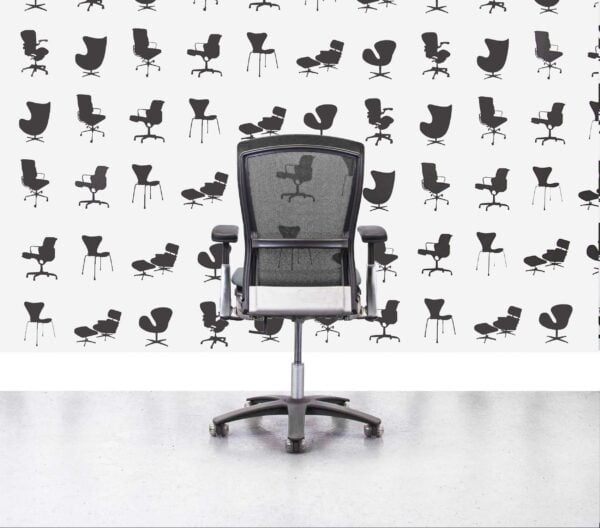 Refurbished Knoll Life Office Chair - Black Frame - Multi Colour3