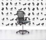 Refurbished Knoll Life Office Chair - Black Frame - Multi Colour2