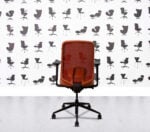 Refurbished Boss Design - Sia Task Chair - Black Frame - Orange Mesh and Seat3