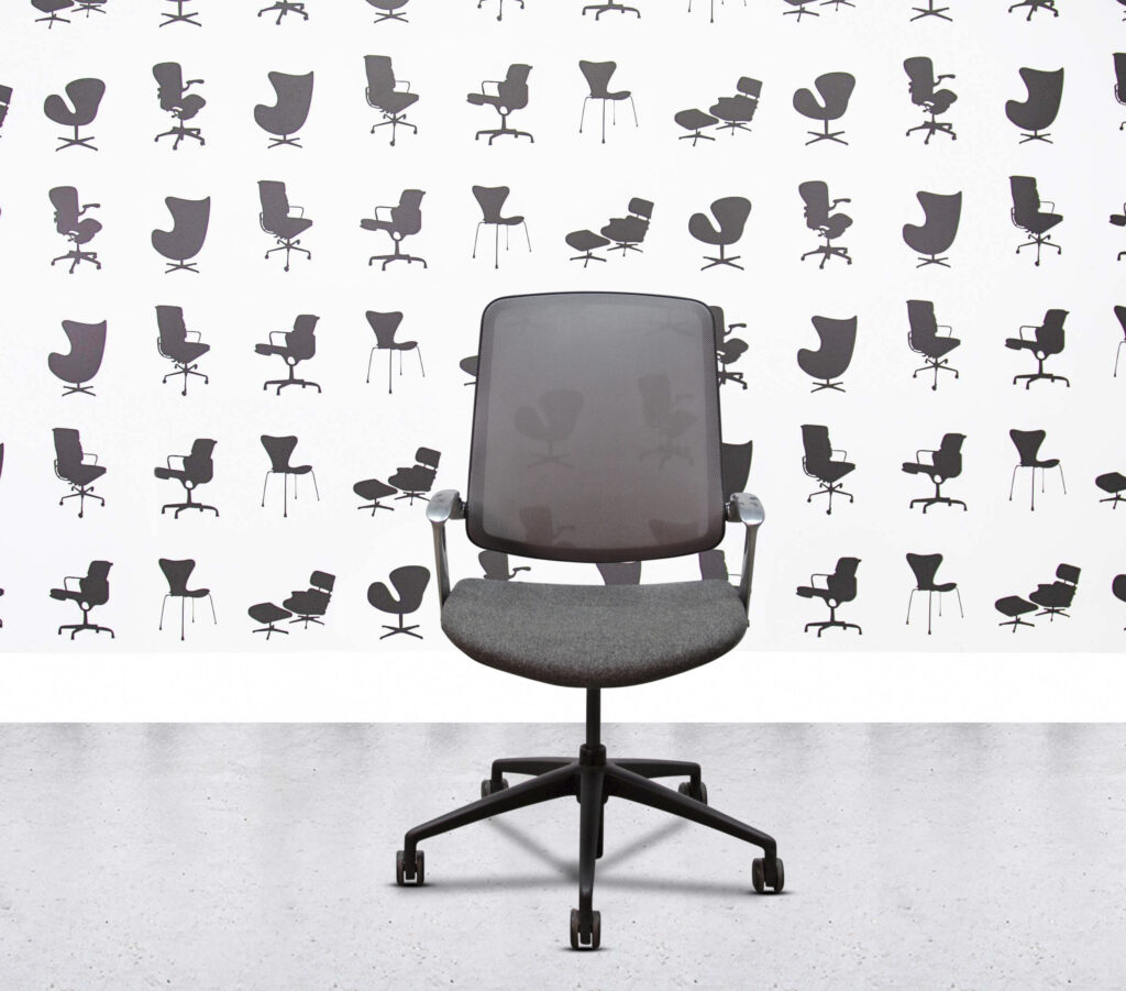 Refurbished Boss Design - Trinetic Office Chair - Black Frame - Grey