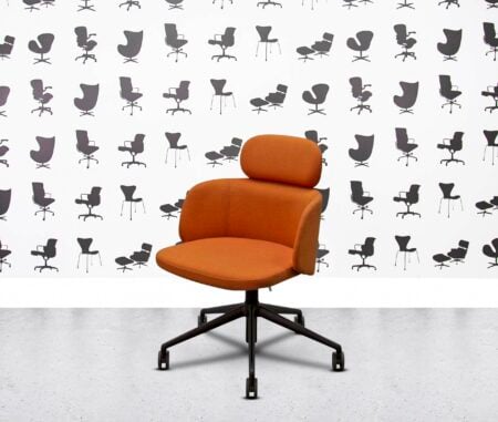 refurbished icons of denmark crossover executive chair marmalade