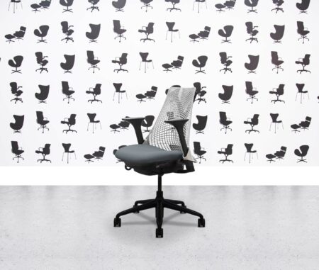 Herman Miller Sayl - Grey Mesh Back - PSEO