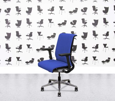 Refurbished Steelcase Think - Black Frame - Multi Colour - curacao
