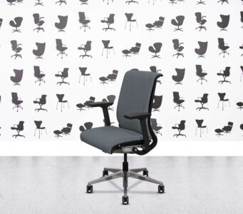 HOMEPAGE 69 Refurbished Steelcase Think - Black Frame - Multi Colour - paseo