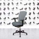 Refurbished Kinnarps Mento - Grey Mesh Back - Black Frame - Multi Colour - paseo