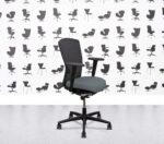 Refurbished Kinnarps Mento - Black Mesh Back - Multi Colour - paseo