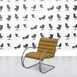 Refurbished Walter Knoll MR Lounge Chair - Honey Leather