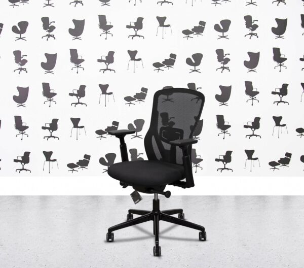 Refurbished Senator Ousby Task Chair - All Black