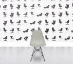 Refurbished Vitra Charles Eames DSR Chair - White