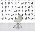 Refurbished Vitra Charles Eames DSR Chair - White