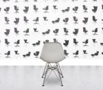 Refurbished Vitra Charles Eames DSR Chair - White