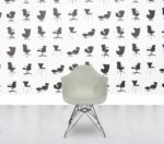 Refurbished Vitra Charles Eames DAR Chair - White