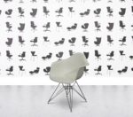 Refurbished Vitra Charles Eames DAR Chair - White
