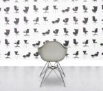 Refurbished Vitra Charles Eames DAR Chair - White