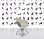Refurbished Vitra Charles Eames DAR Chair - White