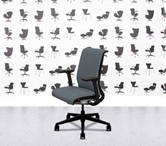 Refurbished Steelcase Think - Black Frame and Base - Paseo