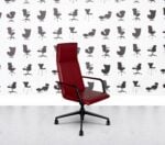 Refurbished Brunner Fina Soft High Back Chair - Red Leather