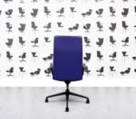 Refurbished Brunner Fina Soft High Back Chair - Blue Leather