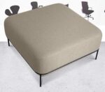 Refurbished Allermuir Mozaik Square Bench MZK102 - Cream Fabric