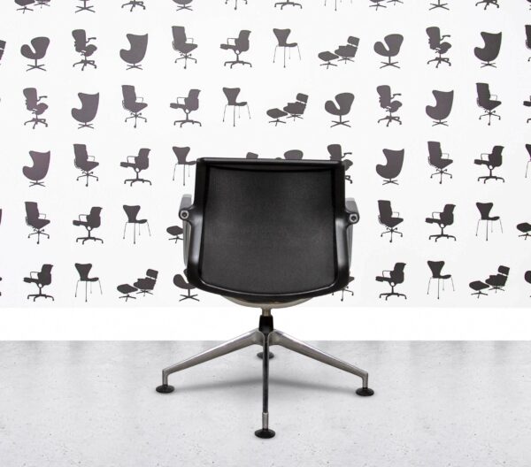 Refurbished Vitra Unix Four Star Base - Black Frame - Sierra Grey