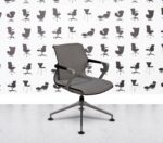 Refurbished Vitra Unix Four Star Base - Black Frame - Sierra Grey
