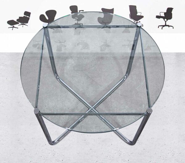 Refurbished Walter Knoll MR Coffee Table - Glass Top