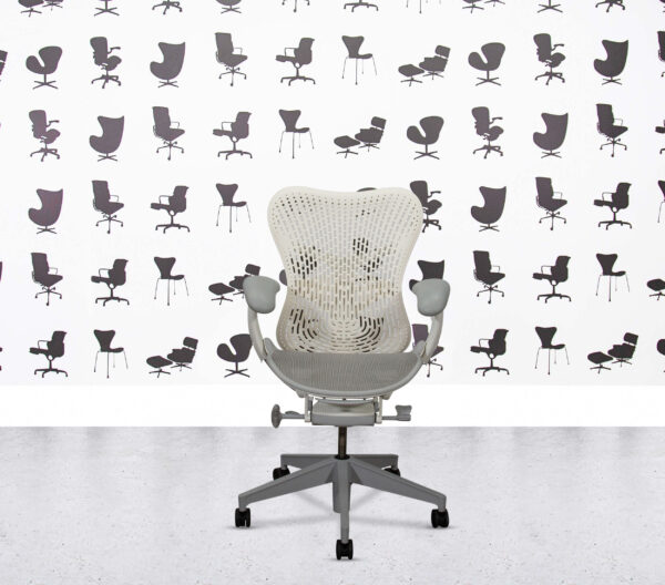 Refurbished Herman Miller Mirra 2 - FULL SPEC 4D - White Frame and TriFlex Back