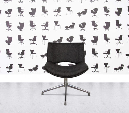 Refurbished Boss Design Jolly Chair - Black Fabric