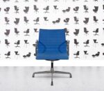 Refurbished Vitra EA108 - Chrome Frame - Blue Fabric