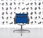 Refurbished Vitra EA108 - Chrome Frame - Blue Fabric