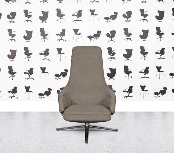 Refurbished Vitra Repos Lounge Chair - Cream Fabric